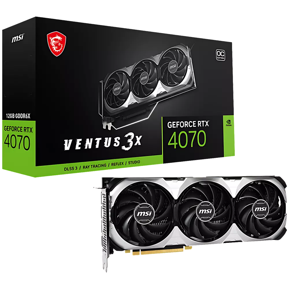 BUY Msi RTX 4070 Ventus 3X OC | 12GB Graphics Card in UAE